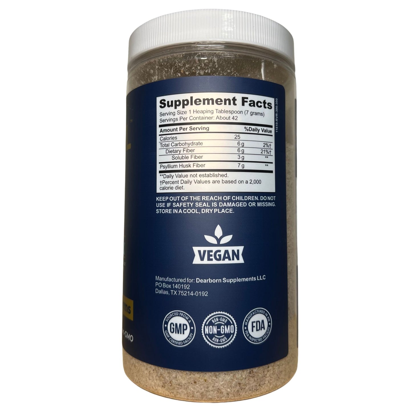 TRTL Psyllium Husk - Powder Formula - 300g - TRTL Supplements