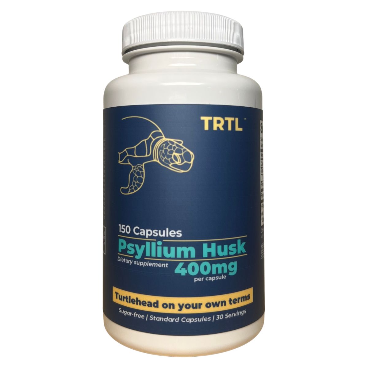 TRTL Psyllium Husk 400mg Capsules 150 Count