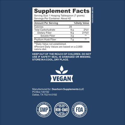 TRTL Psyllium Husk - Powder Formula - 300g - TRTL Supplements