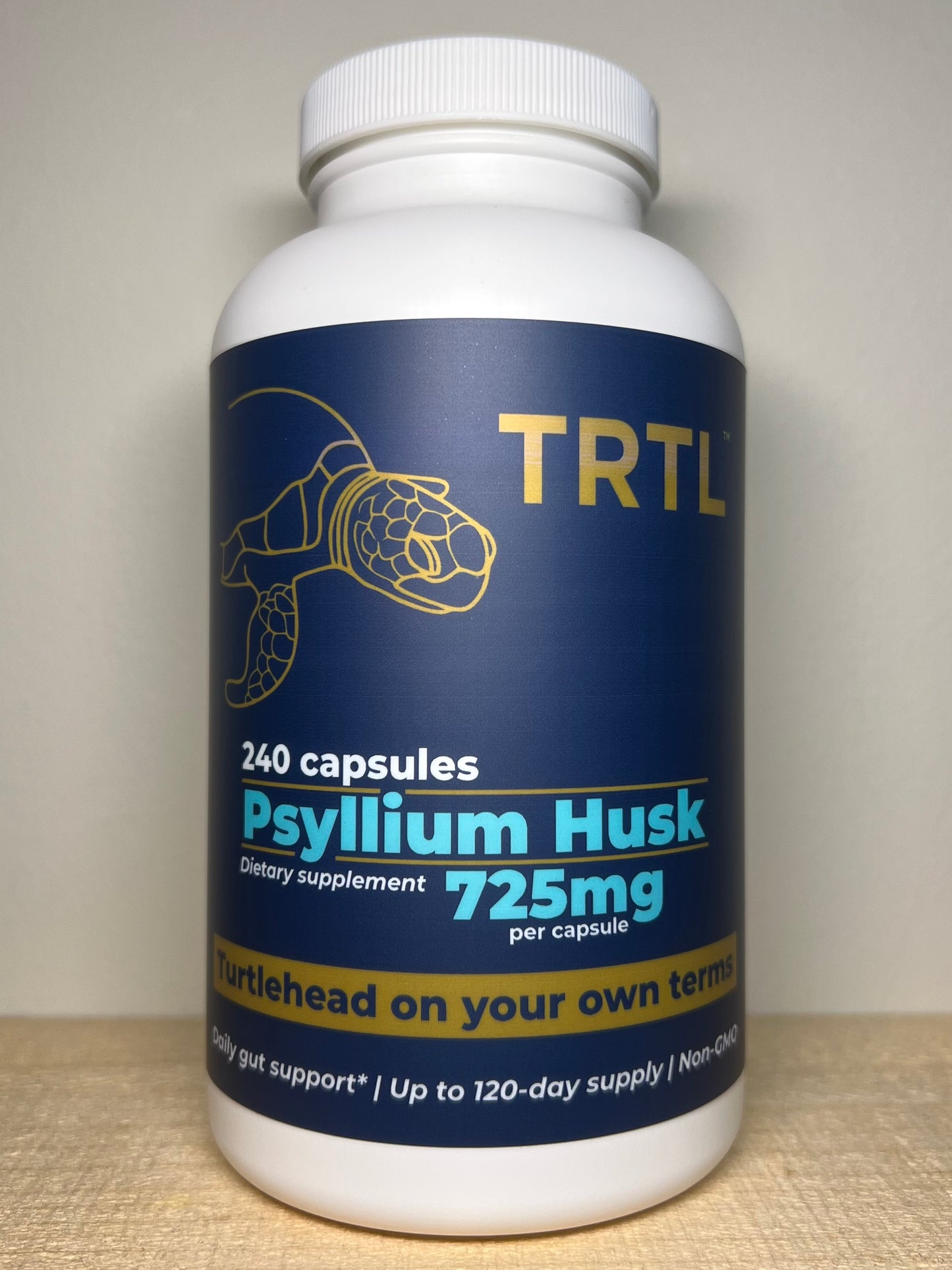 TRTL Psyllium Husk 725mg Capsules 240 Count